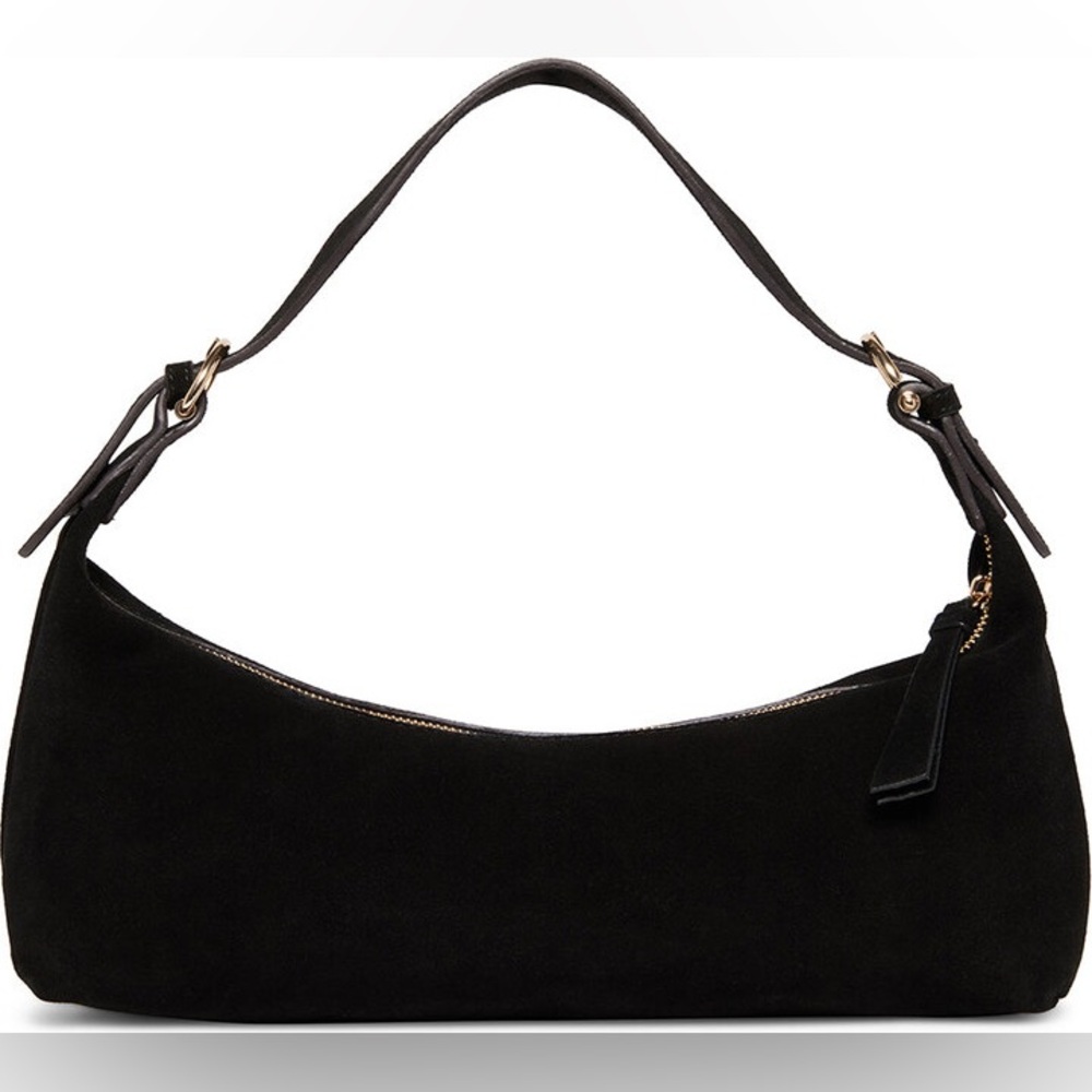 Steve Madden suede black bag